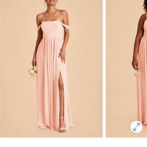 Birdy Grey Pink Off-Shoulder Dress